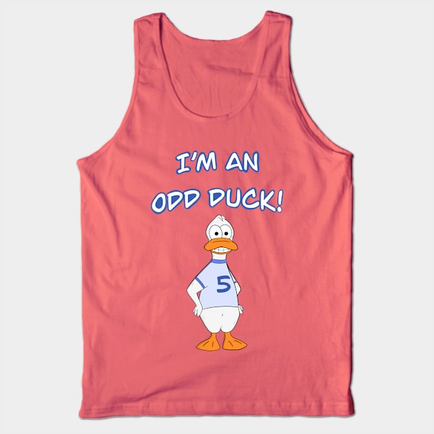 Cute Odd Duck Tank Top by Happy Henge